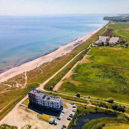 Beachterraceone - Eg, Meerblick, Terrasse, Kamin, Sauna Olpenitz Bagian luar foto
