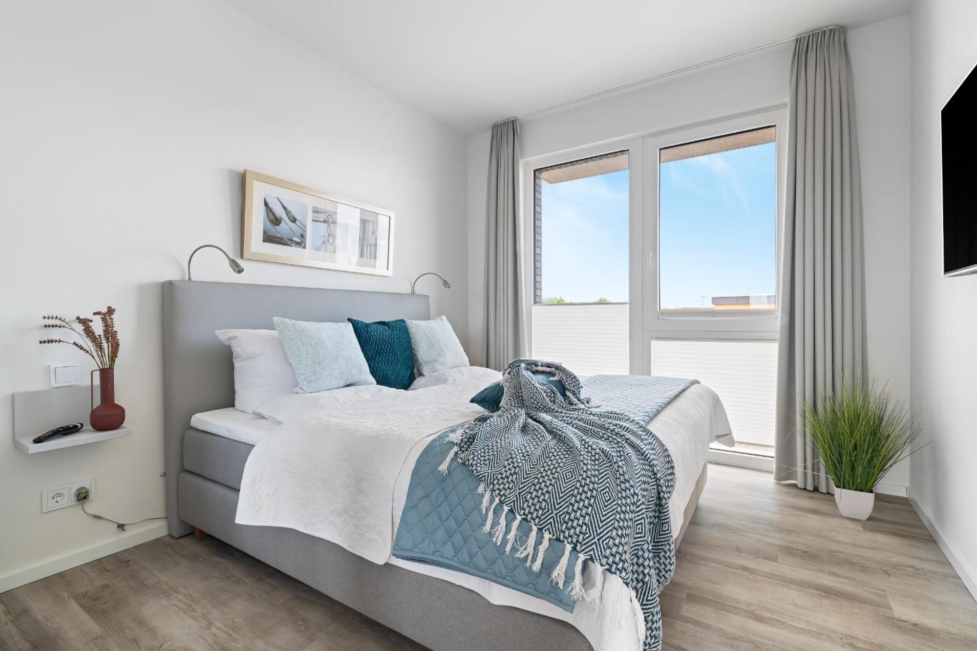 Beachterraceone - Eg, Meerblick, Terrasse, Kamin, Sauna Olpenitz Bagian luar foto