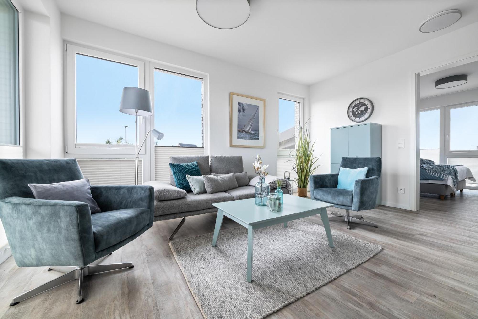 Beachterraceone - Eg, Meerblick, Terrasse, Kamin, Sauna Olpenitz Bagian luar foto