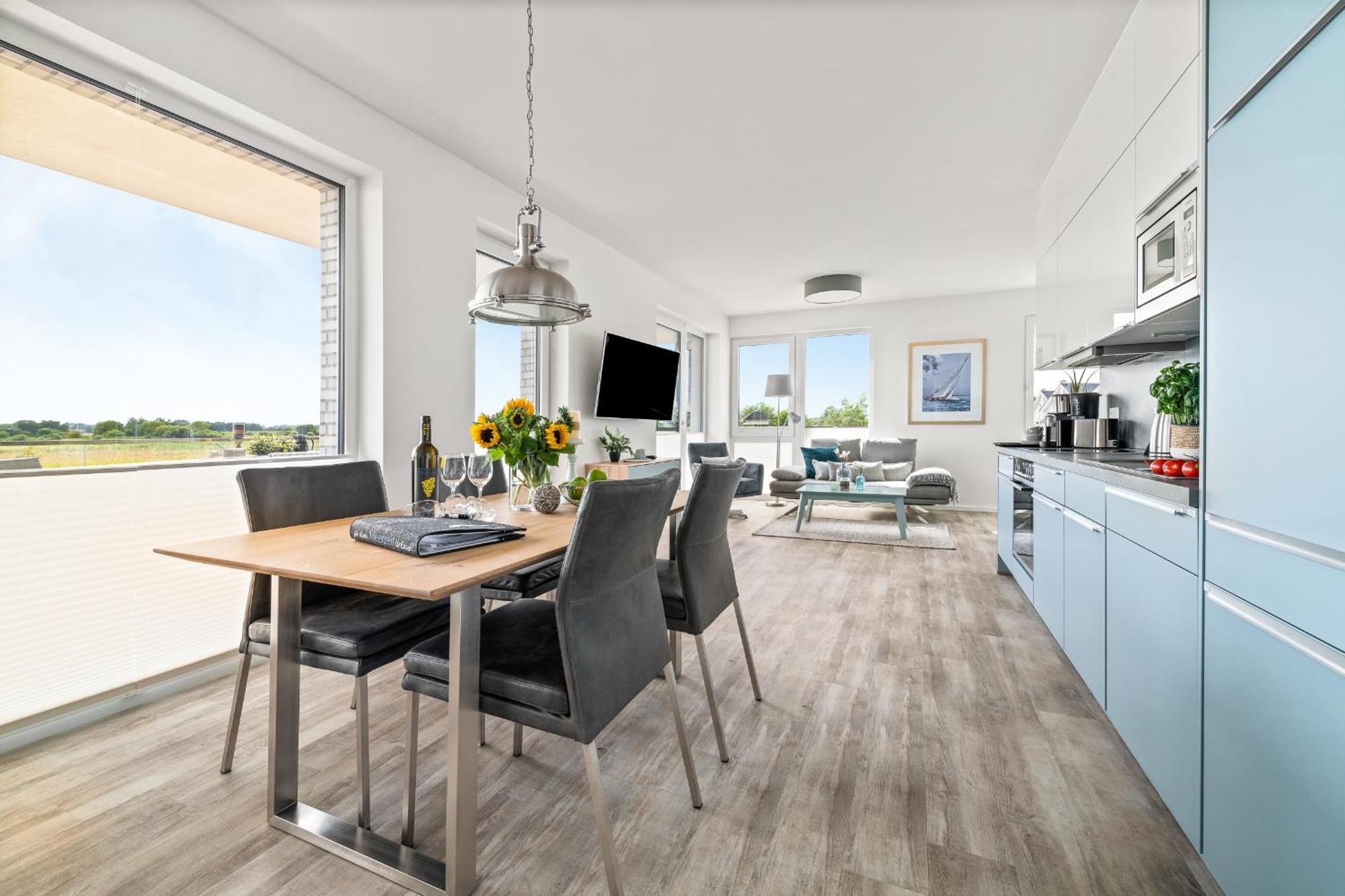 Beachterraceone - Eg, Meerblick, Terrasse, Kamin, Sauna Olpenitz Bagian luar foto